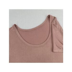 A New Day Pink Sparkle Round Neck Short Sleeve Casual T Shirt M